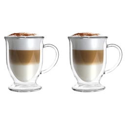 Szklanki termiczne do kawy latte i herbaty Vialli Design AMO 250ml (2szt.) 26421 - miniatura 1