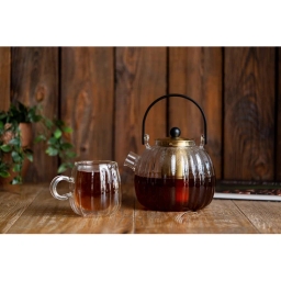 Zaparzacz do herbaty Vialli Design VOLARE 1000ml 1746 (złoty) - miniatura 7