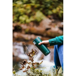 Kubek termiczny do kawy i herbaty Vialli Design FUORI 400ml (zielony) 27695 - miniatura 5