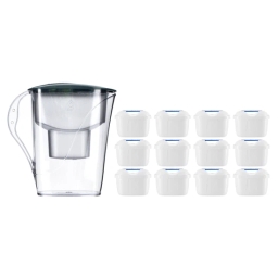 Dzbanek filtrujący Dafi START Unimax 3,3L (stalowy) +12 filtrów FilterLogic FL-402 - miniatura 1