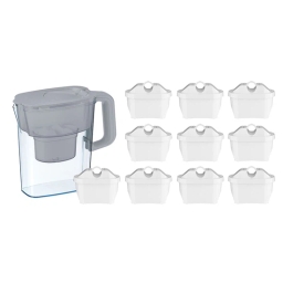 Dzbanek filtrujący Aquaphor Kompakt +10 filtrów Maxfor Plus (szary) - miniatura 1