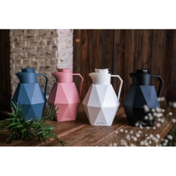 Termos z wkładem szklanym Vialli Design GEO 1L (różowy) 27510 - miniatura 6