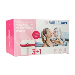 Wkład filtrujący wodę filtr Mg+ BWT Magnezium mineralized water Pack 3+1 BOX (4 szt.) - miniatura 1