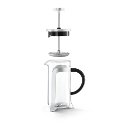 Zaparzacz do kawy french press 300 ml Tchibo (srebrny) - miniatura 2