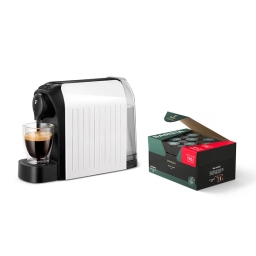 Ekspres ciśnieniowy Tchibo Cafissimo EASY White + kapsułki Espresso Brasil 96 - miniatura 1