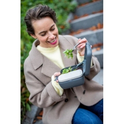 Lunchbox + sztućce Koziol CANDY READY 7272701 (popielaty) - miniatura 3