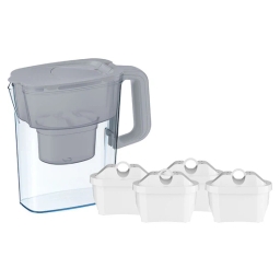 Dzbanek filtrujący Aquaphor Kompakt +4 filtry Maxfor Plus (szary) - miniatura 1