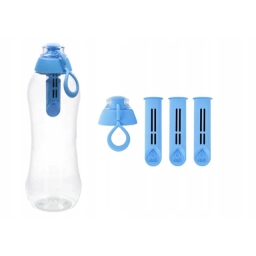 Butelka filtrująca DAFI 0,7L +4 filtry (niebieska) - miniatura 5