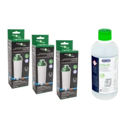 Zestaw 3x filtr CFL-950B + odkamieniacz DeLonghi 500ml 5513296041 - miniatura 8