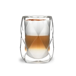 Szklanki termiczne do kawy i herbaty Vialli Design GEO 250ml (2szt.) 27572 - miniatura 3