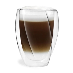 Szklanki termiczne do kawy i herbaty Vialli Design CRISTALLO 300ml (4szt.) 25493 - miniatura 2