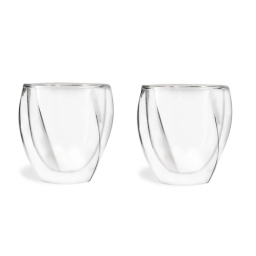 Szklanki termiczne do kawy i herbaty Vialli Design CRISTALLO 250ml (2szt.) 25486 - miniatura 2