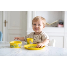 Zestaw śniadaniowy Koziol CONNECT AFRICA (talerzyk + miska + kubek) - miniatura 5