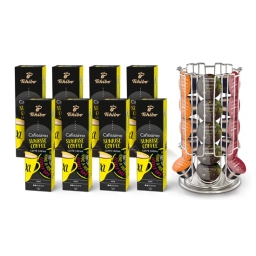 Kawa kapsułki Tchibo Cafissimo Crema XL 80szt. + stojak w zestawie - miniatura 1