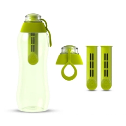 Butelka filtrująca DAFI 0,3L +3 filtry (zielona) - miniatura 1