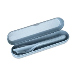 Zestaw sztućców z etui Koziol KLIKK READY 7070716 (niebieski) - miniatura 1