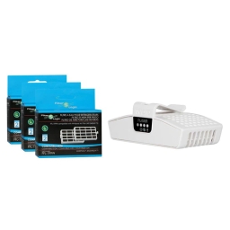 Filtr wkład powietrza do lodówki FilterLogic FFL-199W (6szt.) + elektroniczny pochłaniacz zapachów WPRO 484000008928 GRATIS - miniatura 1