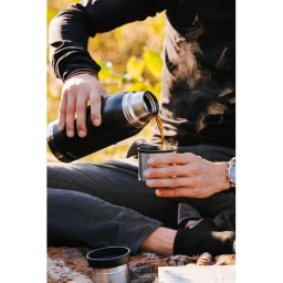 Termos turystyczny z kubkiem Vialli Design FUORI 1000ml (grafitowy) 27626 - miniatura 5