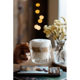 Szklanka termiczna kubek do kawy Vialli Design GEO 450ml 28517 - miniatura 6