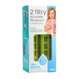 Filtr do butelki DAFI zielony (2szt. + nakrętka) - miniatura 2