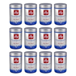 Kawa mielona w puszce Illy bezkofeinowa 250g (12szt.) - miniatura 1