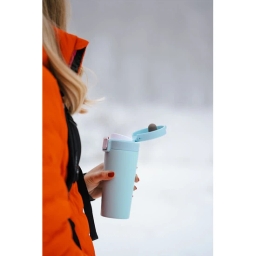 Kubek termiczny do kawy i herbaty Vialli Design FUORI 400ml (miętowy) 28012 - miniatura 5