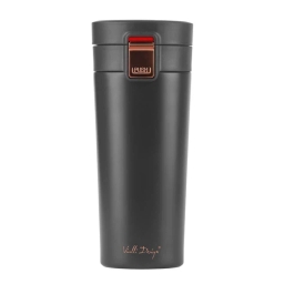 Kubek termiczny do kawy i herbaty Vialli Design FUORI 400ml (czarny gold rose) 28036 - miniatura 2