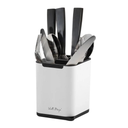 Ociekacz na sztućce suszarka Vialli Design LIVIO DUO (biały) 28289 - miniatura 2