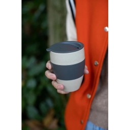 Kubek termiczny Koziol AROMA TO GO 2.0 7589278 (beżowo-popielaty) - miniatura 3