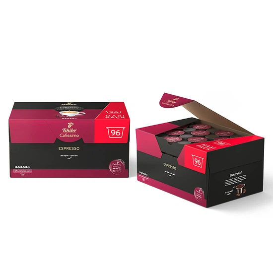 Kawa kapsułki Tchibo Cafissimo Espresso Intense Aroma 96 kaps. (2 opakowania) - miniatura 1