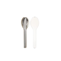 Zestaw 3 sztućców (nóż, widelec, łyżka) Ellipse Nordic White 105760030600 (białe) - miniatura 2