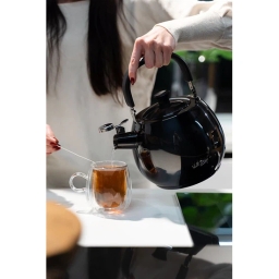 Czajnik z gwizdkiem Vialli Design BOLLA 2,5L (grafit polerowany) 28647 - miniatura 7