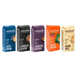 Kawa ziarnista Eduscho Caffe ZESTAW DEGUSTACYJNY 5kg - miniatura 1