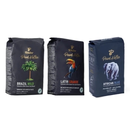 Kawa ziarnista Tchibo Privat Kaffee Brazil + Guatemala + African Blue 3x500g - miniatura 1