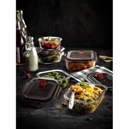 Szklany pojemnik na żywność Zwilling Gusto 1,3L (okrągły) - miniatura 6