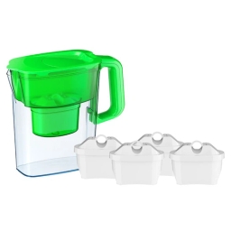 Dzbanek filtrujący Aquaphor Kompakt +4 filtry Maxfor Plus (limonka) - miniatura 1