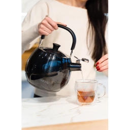 Czajnik z gwizdkiem Vialli Design BOLLA 2,5L (grafit polerowany) 28647 - miniatura 4