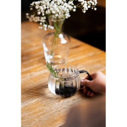 Szklanki termiczne do kawy z uchem Vialli Design TULIP 350 ml (2 szt.) 31203 - miniatura 3