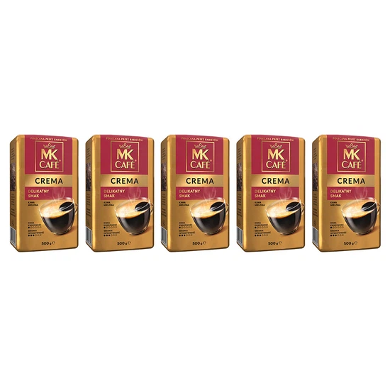 Kawa mielona MK Cafe Crema 5 x 500 g - miniatura 1