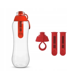 Butelka filtrująca DAFI 0,5L +3 filtry (czerwona) - miniatura 3