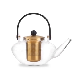 Zaparzacz do herbaty Vialli Design EVA 800ml 1623 (złoty) - miniatura 4