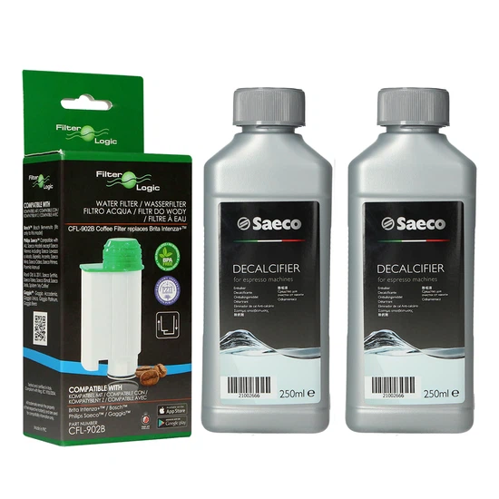 Zestaw do konserwacji ekspresu Saeco (FilterLogic CFL-902B + odkamieniacz Saeco CA6700/99 500 ml (2x250 ml)) - miniatura 1