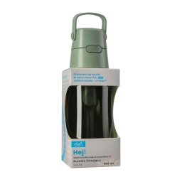 Butelka Dafi SOLID 0,5L z wkładem filtrującym (szałwiowa) BARWIONY KORPUS - miniatura 2