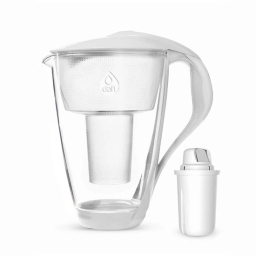 Dzbanek filtrujący szklany Dafi Crystal LED +1 filtr Classic (biały) - miniatura 1