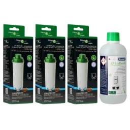 Zestaw 3x filtr CFL-950B + odkamieniacz DeLonghi 500ml 5513296041 - miniatura 1