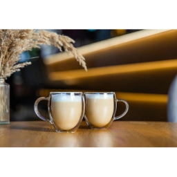 Szklanki termiczne do kawy z uszkiem Vialli Design NOA 250ml (6szt.) 29767 - miniatura 5