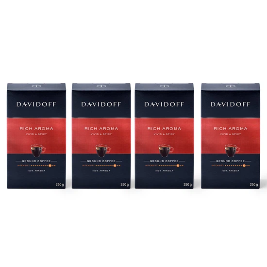 Kawa mielona Davidoff Rich Aroma 4 x 250 g - miniatura 1