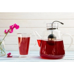 Zaparzacz do herbaty szklany Vialli Design AMO 1500ml 23826 - miniatura 2