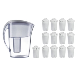 Dzbanek filtrujący FilterLogic FLJ-601 White + 13 wkładów FL-601 - miniatura 1