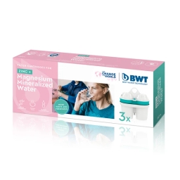 Wkład filtrujący wodę filtr BWT Mg2 + ZINC (magnez + cynk) 3 szt - miniatura 1